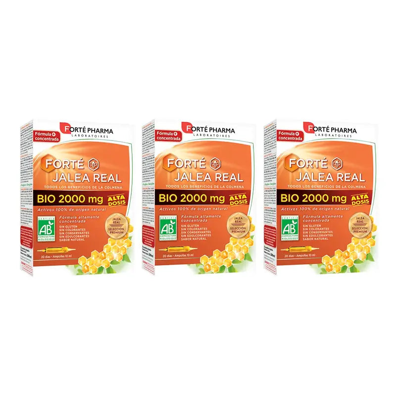 Forté Pharma Triplo Forté Gelée Royale Bio 2000 mg 3 x 20 Amp.
