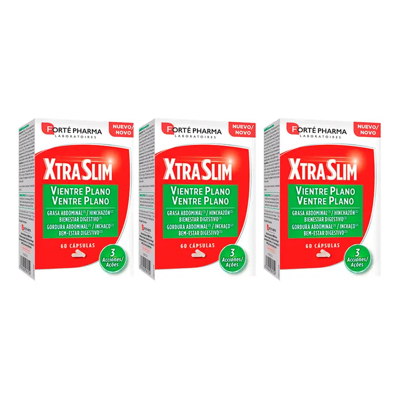 Forté Pharma Triplo Xtraslim Ventre Plat 3 x 60 gélules