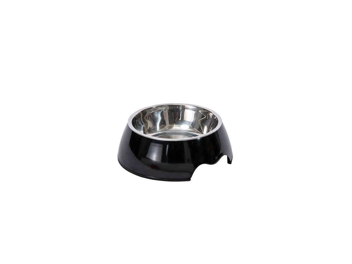 Bol Freedog Acier inoxydable Mélamine Noir L 19Cm, 520 ml