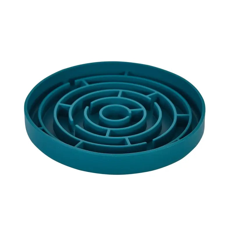 Freedog Bowl Soft Slow Food Blue Teal 22 X 22 X 3.5 Cm