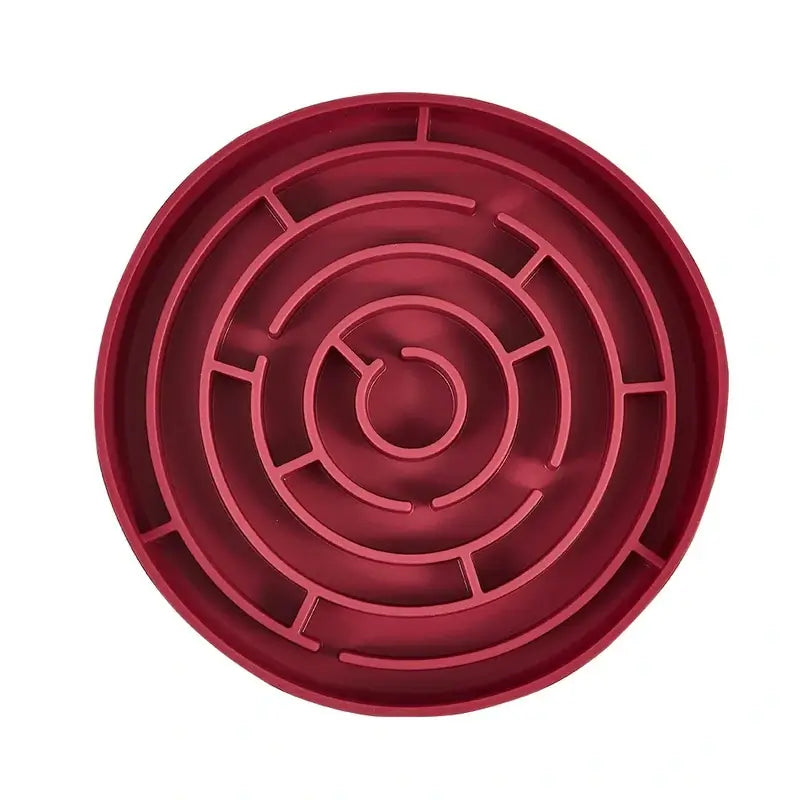 Freedog Bowl Soft Slow Food Bordeaux 22 X 22 X 3.5 Cm