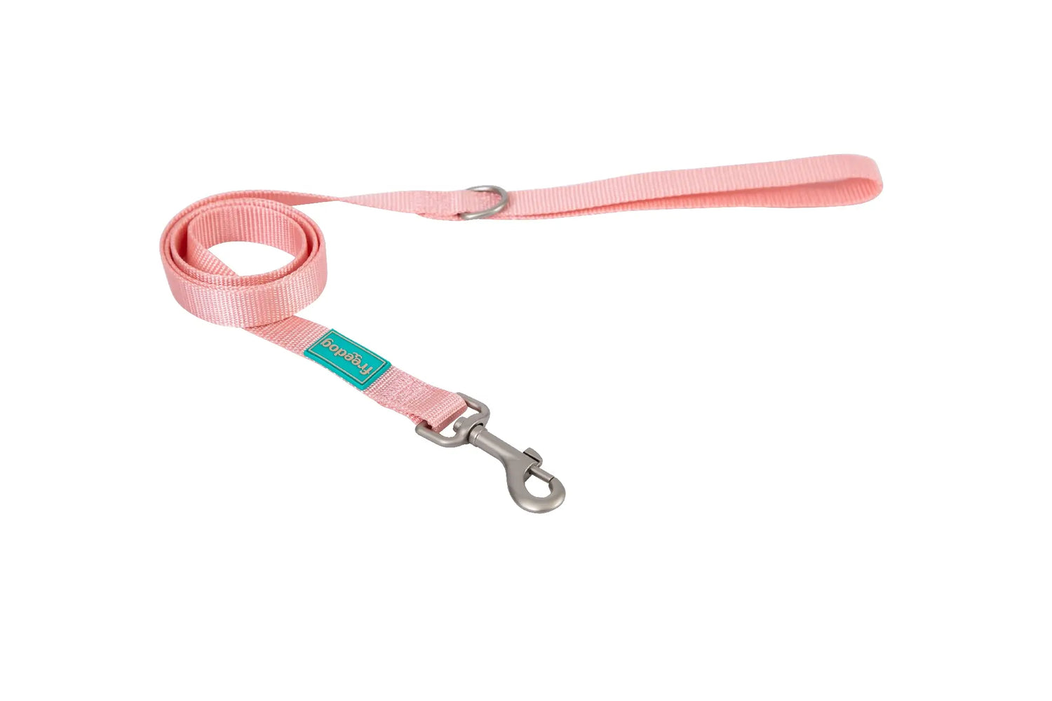 Laisse Freedog en nylon Basic rose, 10 mm, 120 cm