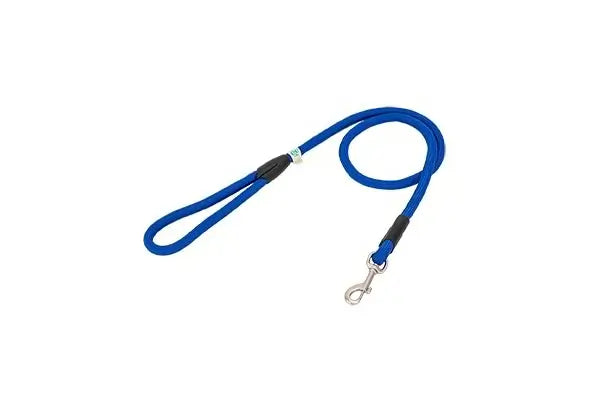 Freedog : laisse en nylon ronde bleue, 13 mm, 120 cm