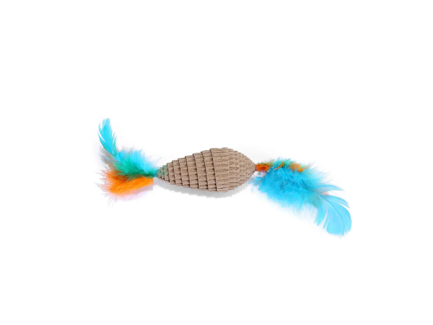 Freedog Grattoir Kraft « Ananas » avec plumeau, 15 x 3,5 cm