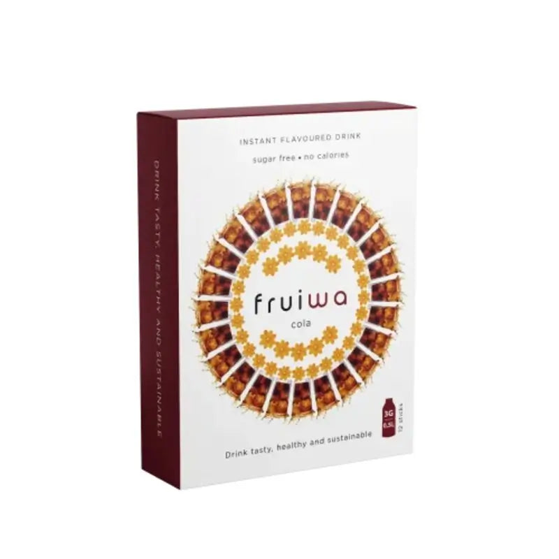 Fruiwa boisson instantanée en poudre arôme cola avec vitamine C et édulcorant , 36 grammes