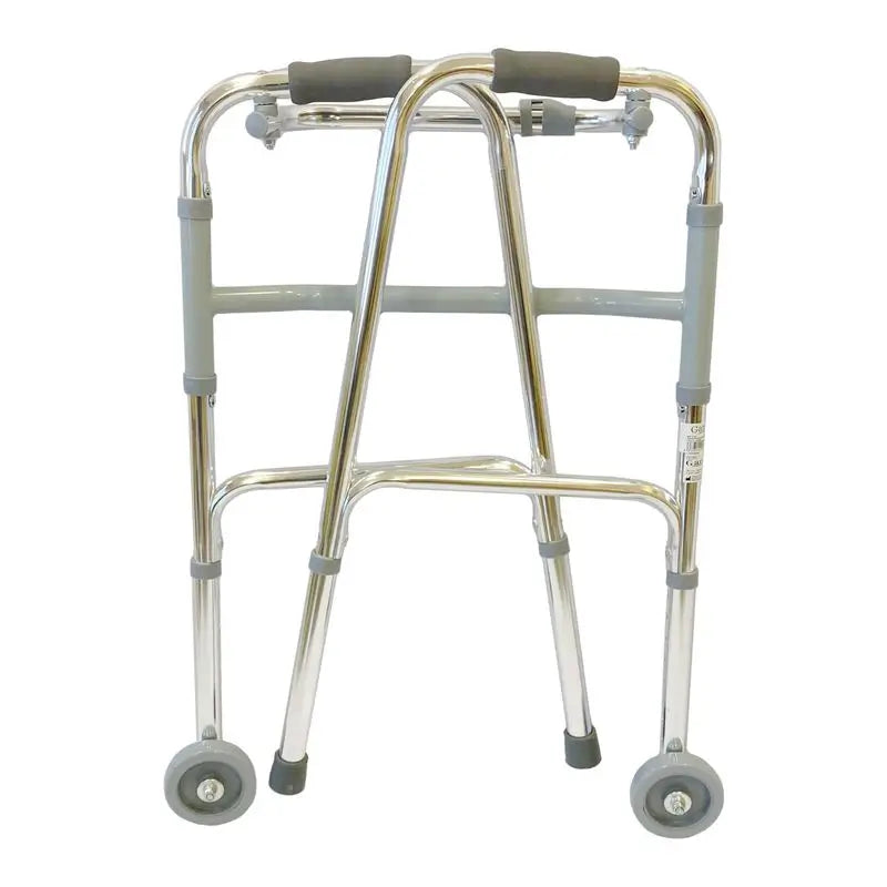 García 1880 Déambulateur pliant en aluminium avec roues avant