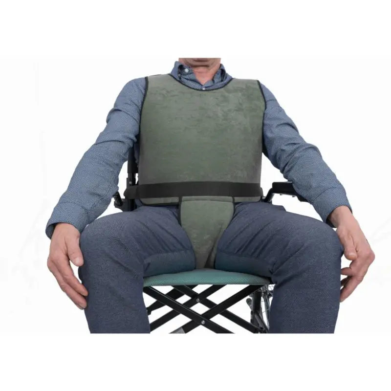 Garcia 1880 Gilet de sécurité périnéale pour fauteuil roulant