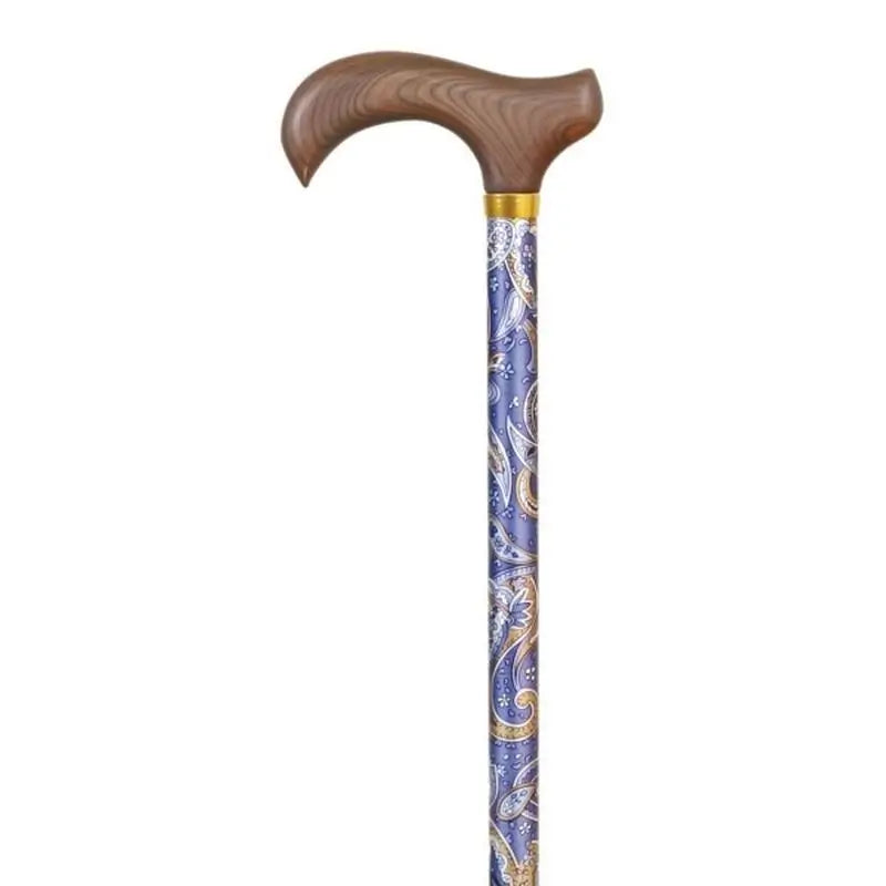 Garcia 1880 Béquille extensible, Cachemire bleu, P en bois