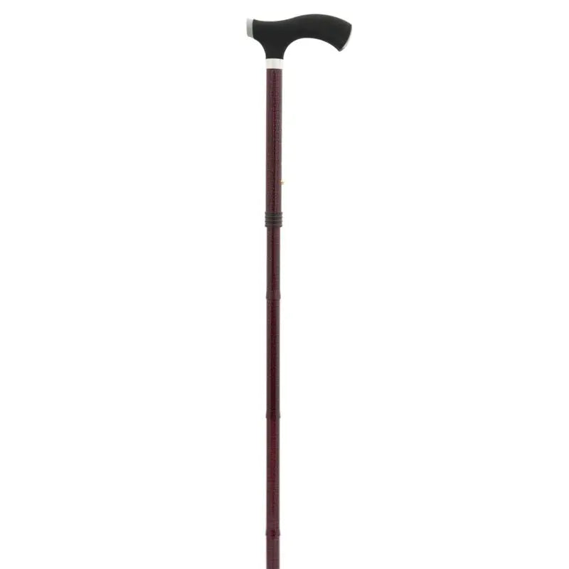 Garcia 1880 Béquille de poing pliable Soft Touch Noir, Rouge