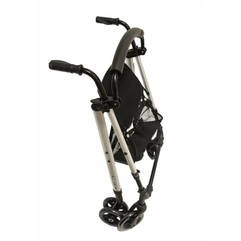 García 1880 Rollator en aluminium avec freins à pression, nouveau modèle (gris)