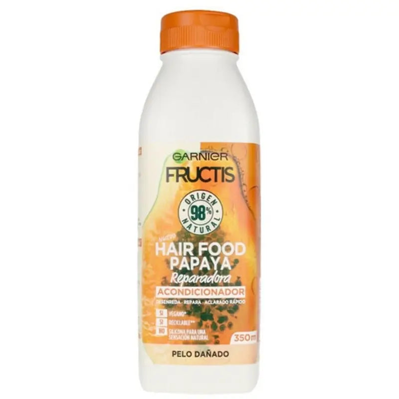 GarnierFructis Hair Food Papaya Conditioner 350 Ml Pour les cheveux abîmés