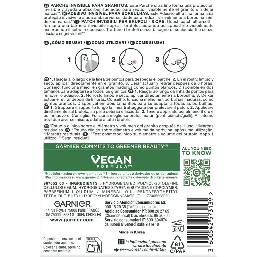 Garnier Skinactive Face Pimple Patches , 22 und