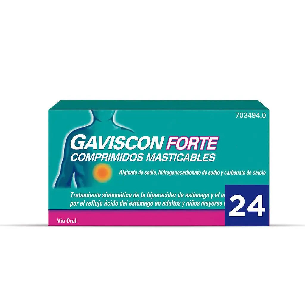 Gaviscon Forte, 24 Chewable Tablets