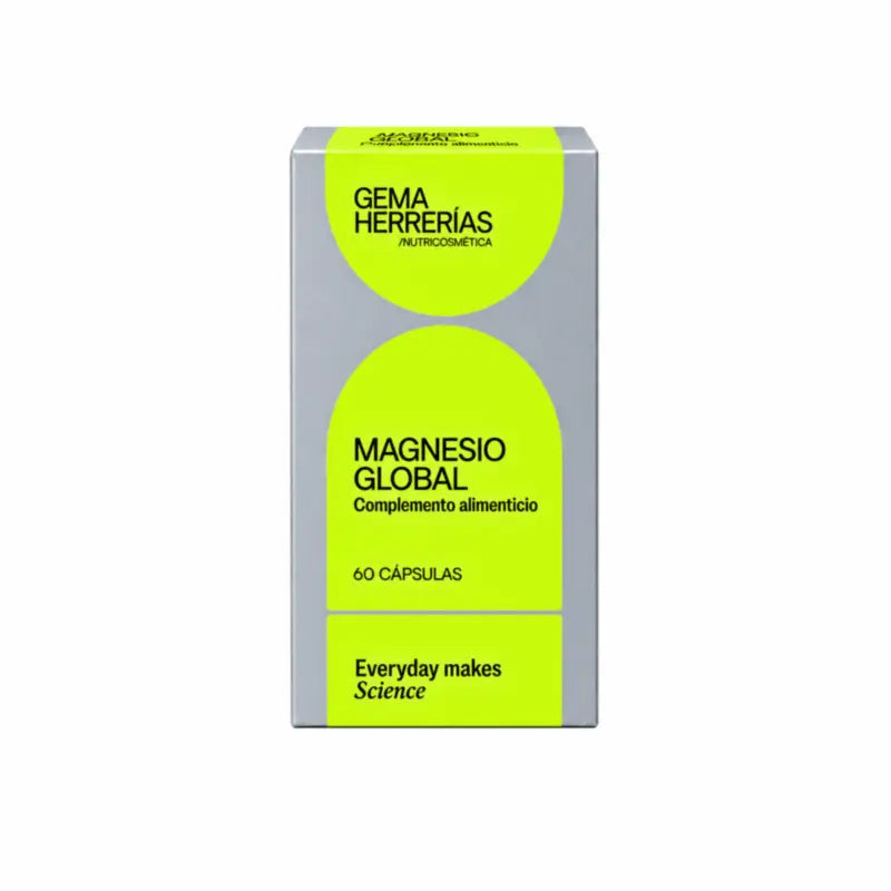 Gema Herrerías Magnésium Global - Complément alimentaire, 60 gélules