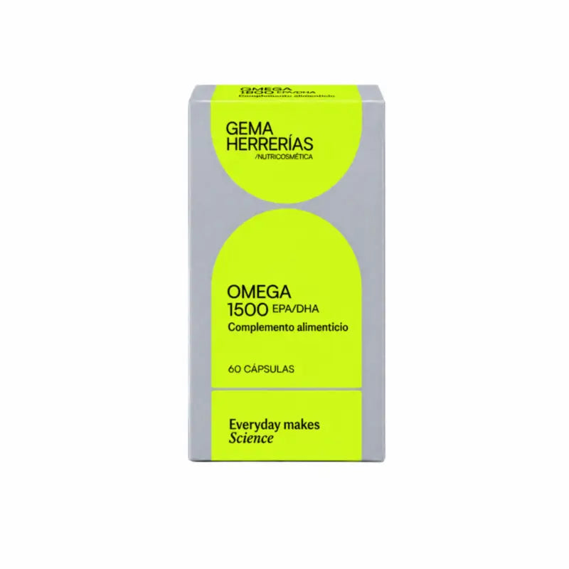 Gema Herrerías Omega 1500 EPA/DHA, complément alimentaire, 60 gélules