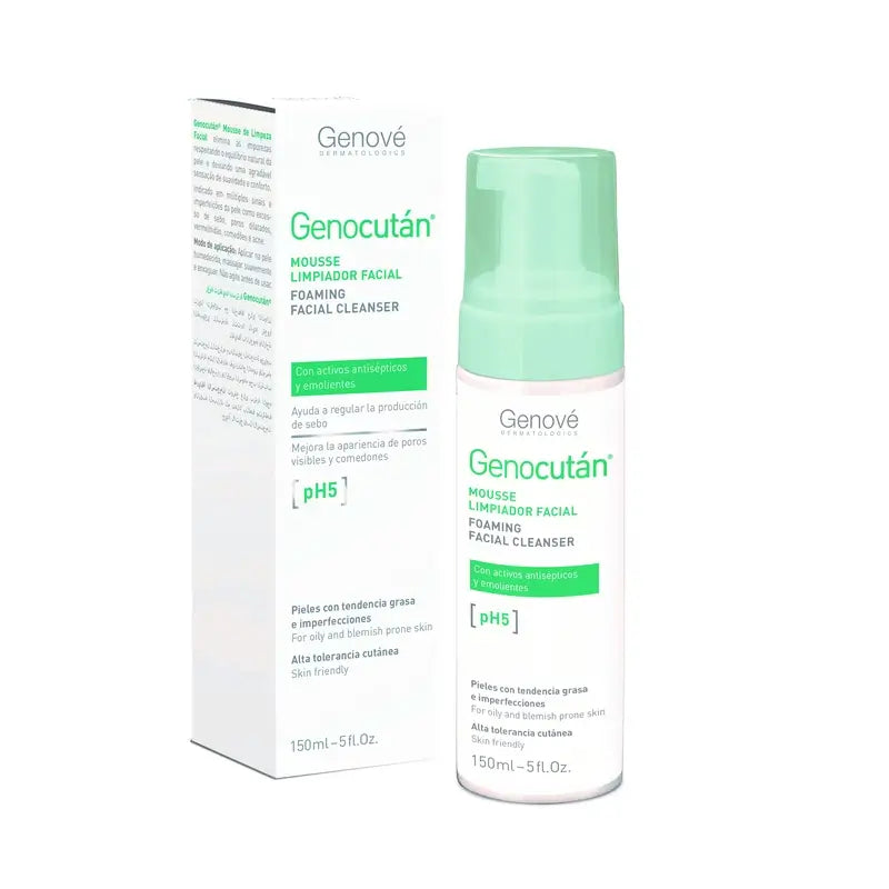 Genové Genocutan Mousse nettoyante pour le visage, 150 ml