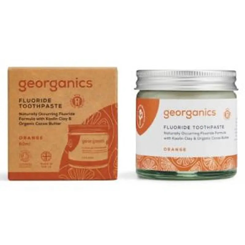 Georganics Dentifrico Fluor Naranja 60Ml.