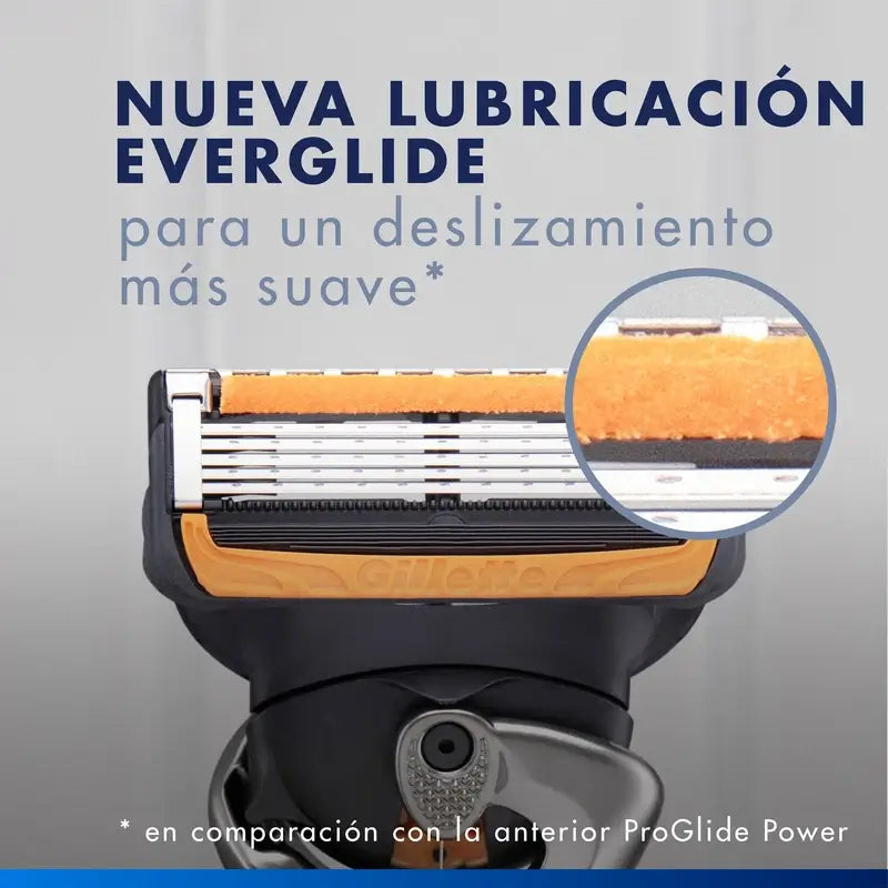 Recharges de rasoir pour hommes Gillette Proglide Power, 4 pièces