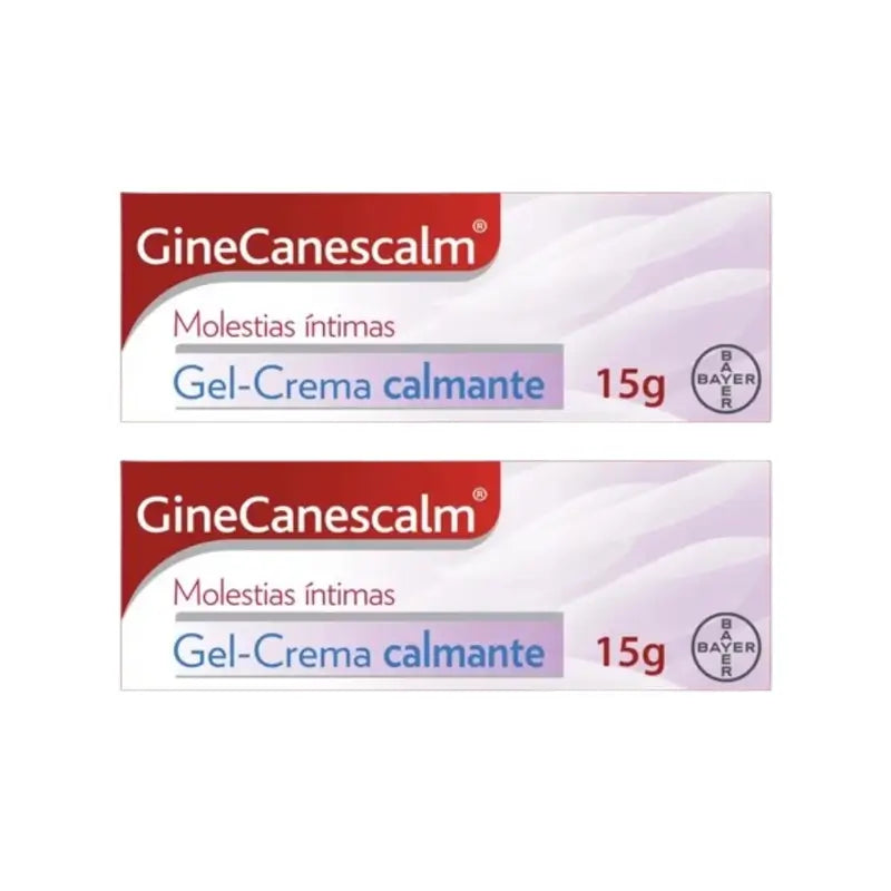 Ginescanes GineCanescalm Soothing Gel-Cream, 2X15 Gr