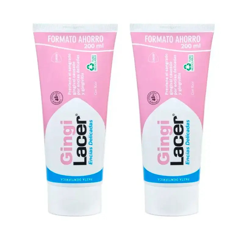 Gingilacer Duplo Dentifrice, 2 x 200 Ml