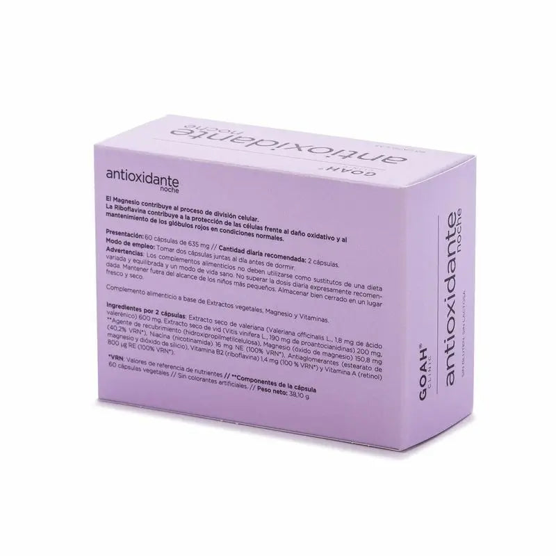 Goah Clinic Antioxydant Nuit 60 gélules