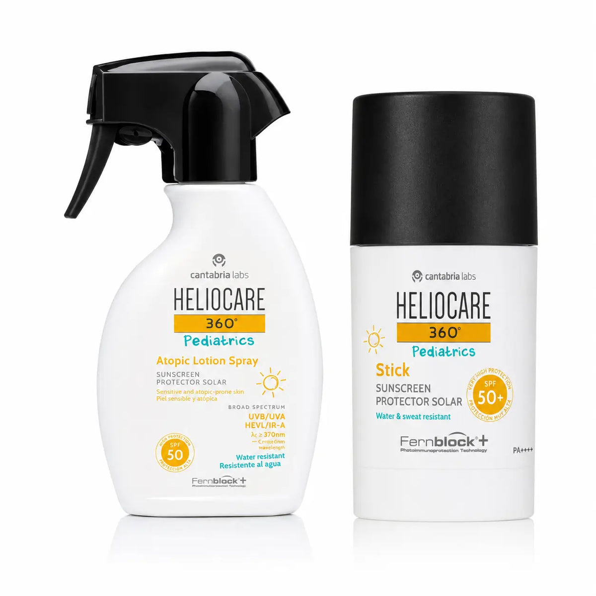 Heliocare Pack 360º Pediatrics Atopic Lotion Spray Spf50 250 Ml + Stick Spf50+ 25Gr