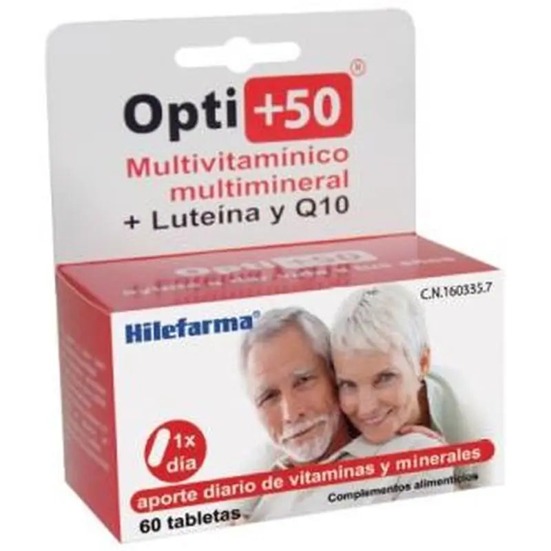 Hilefarma Opti+50 Multivitaminico Mineral 60Comp.