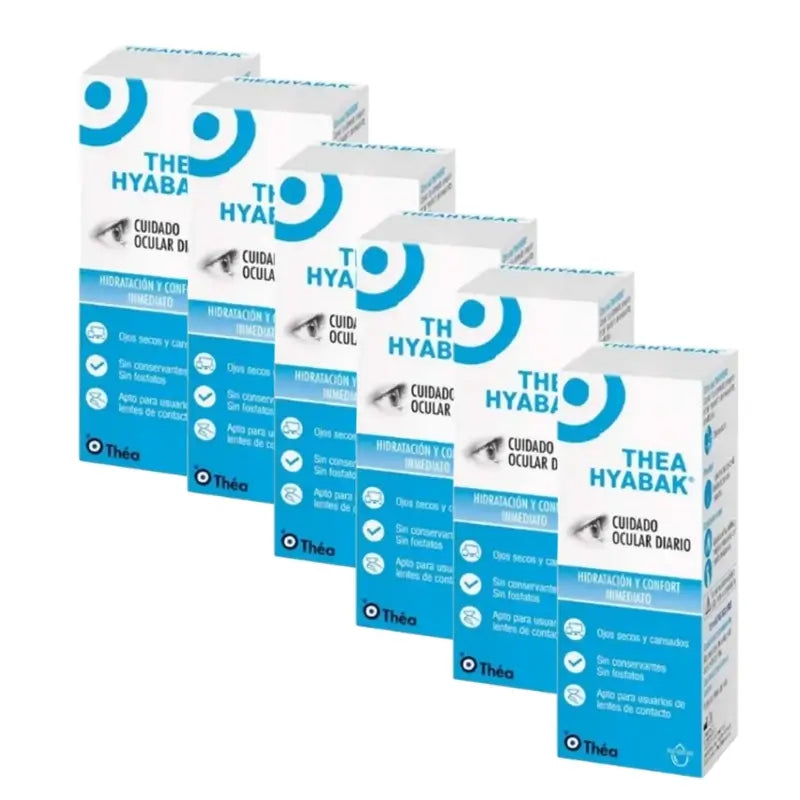 Hyabak Collyre Solution, 6x10 Ml