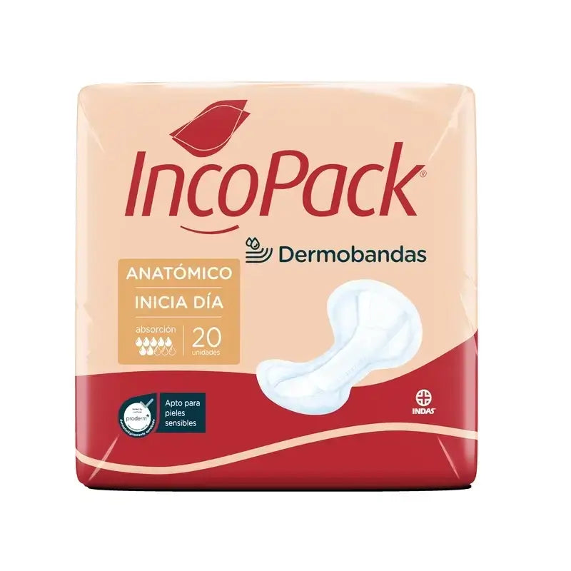 Incopack Inicia Anatomical Day, paquet de 3, 240 unités