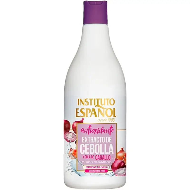 Shampooing antioxydant à l'extrait d'oignon et de prêle de l'Instituto Español, 750 ml