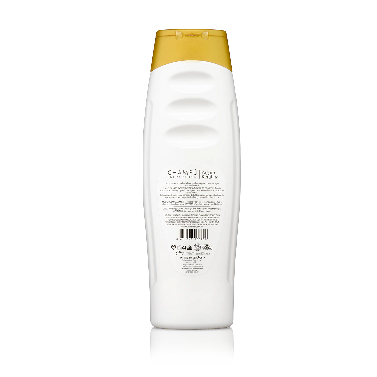 Instituto Español Shampooing Argan + Kératine - 750 Ml