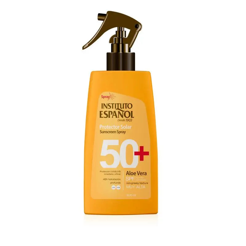 Instituto Español Sun Protection Aloe Vera Spf50+ Spray 300Ml