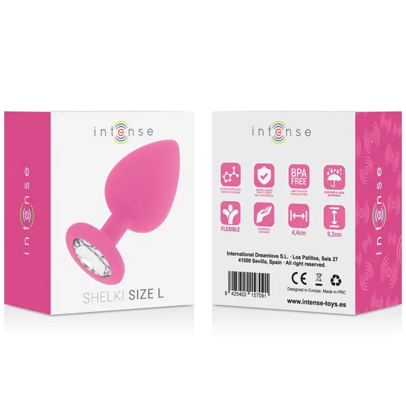 Intense Anal Toys Shelki L Plug Anal Fuchsia