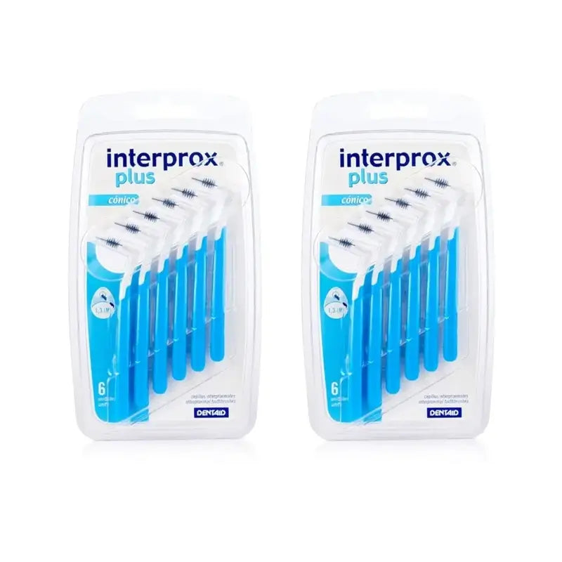 Interprox Plus Brosse à dents conique interproximale, 2X6 unités