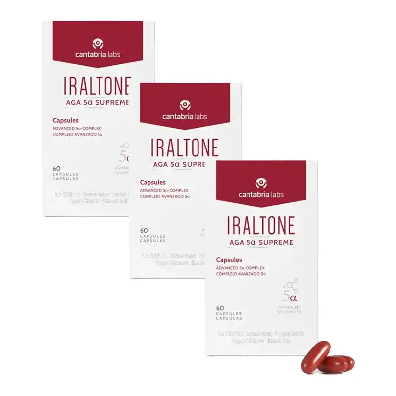 Iraltone Aga 5α Supreme , Pack 3 x 60 gélules