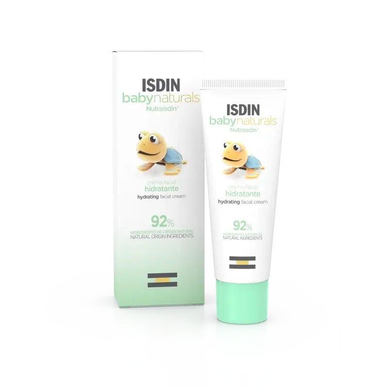 Isdin Baby Naturals Crème hydratante pour le visage, 50 ml