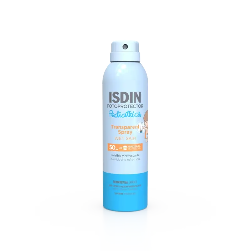 Isdin Fotoprotector Clear Pediatric Spray Wet Skin Spf 50 250 Ml