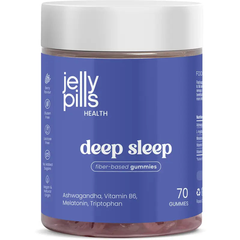 Jelly Pills Supplément alimentaire pour le sommeil profond, 70 gummies