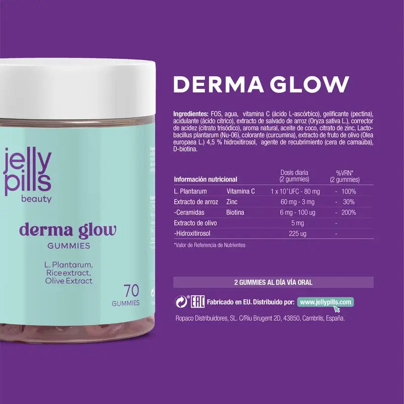 Jelly Pills Dermaglow , 70 gommes