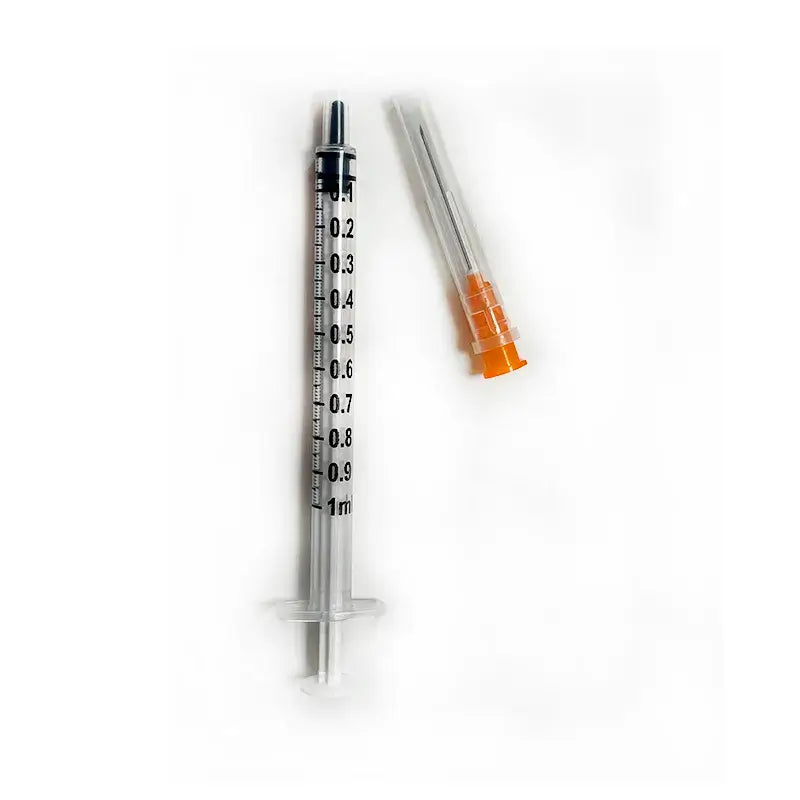 Seringue avec aiguille 1 Ml, 100 unités (25gx16mm)