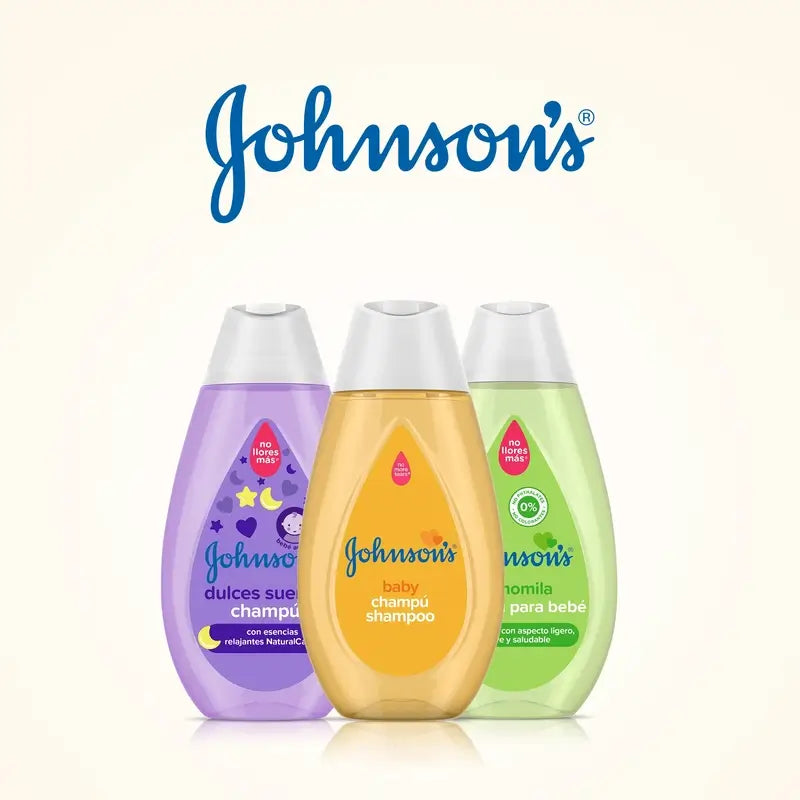 Johnson's Baby Classic Gold Shampooing, cheveux doux, brillants et sains, pour toute la famille, usage quotidien, 300 ml