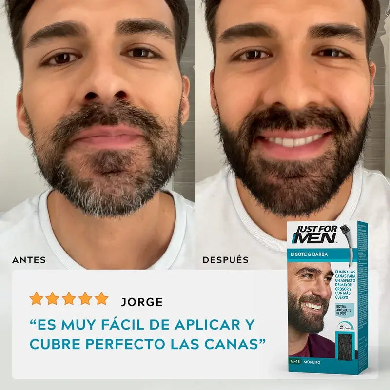 Just For Men Moustache et barbe brune