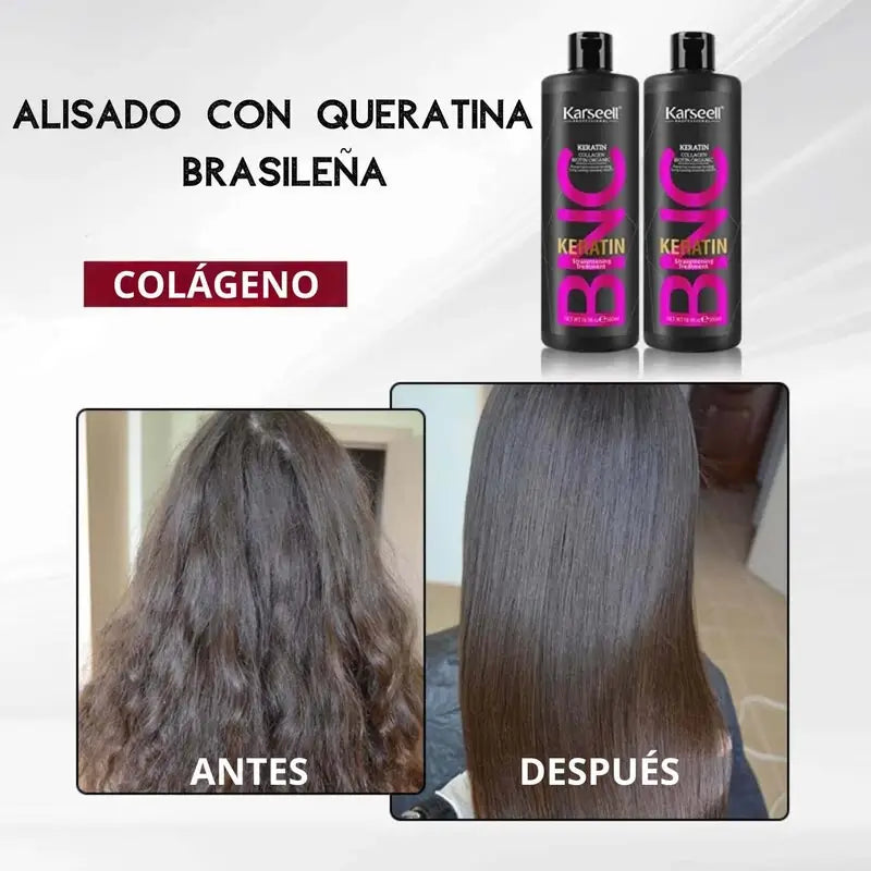 Karseell Keratin Hair Straightener White , 500 ml