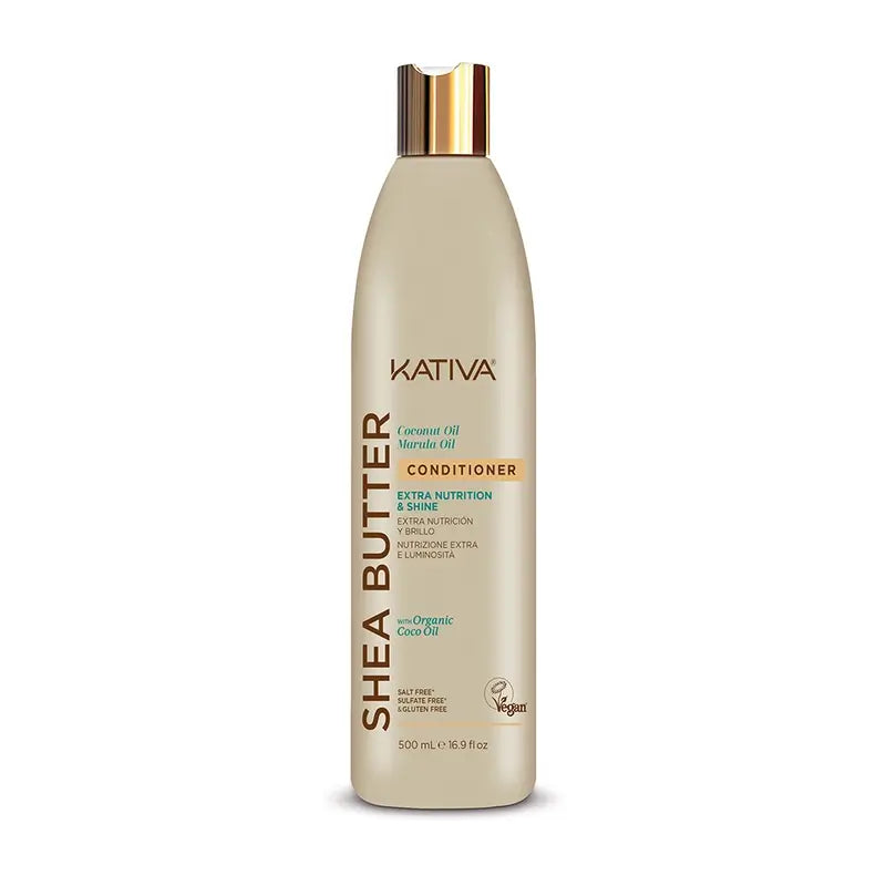 Après-shampoing au beurre de karité et à la noix de coco, 500 ml