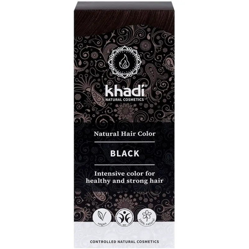 Khadi Herbal Color Negro , 100 gr