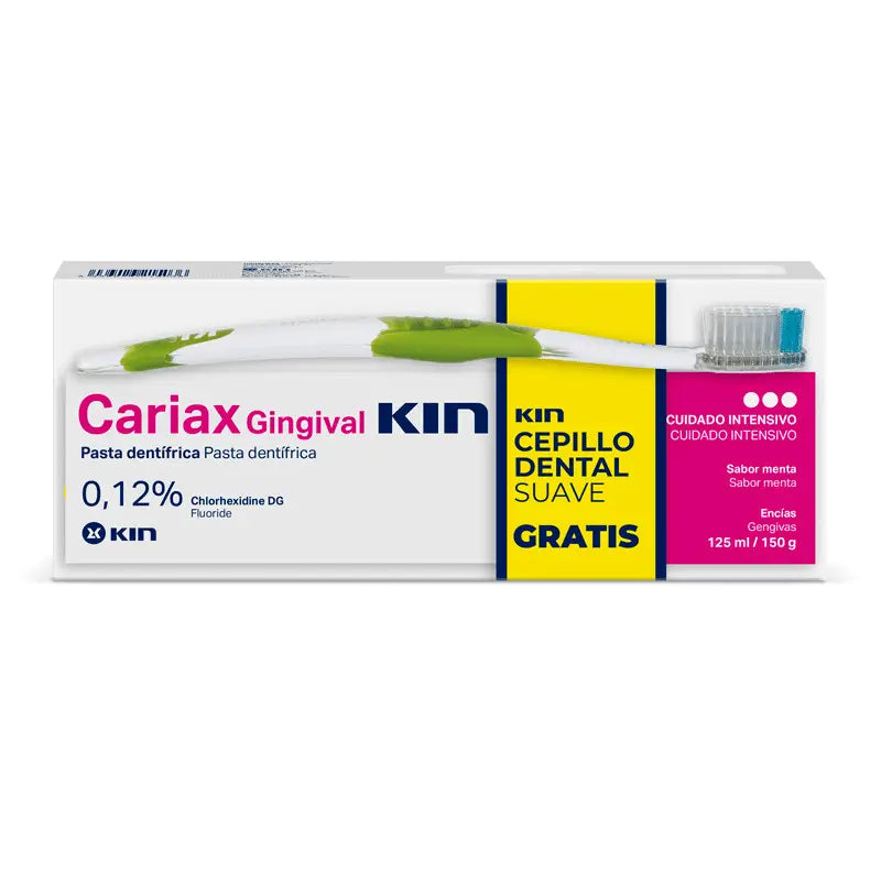 KIN Cariax Gingival Paste 125 + Kin Soft Brush