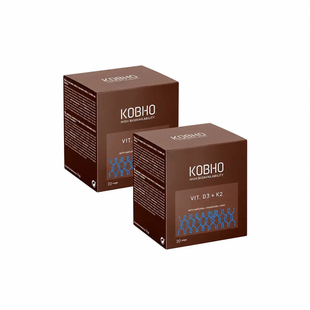 Kobho Duplo D3 + K2, 40 flacons
