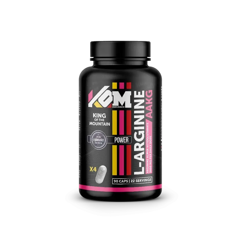 Kom Endurance Acides aminés Nutrition sportive, flacon de 90 gélules d'AAKG