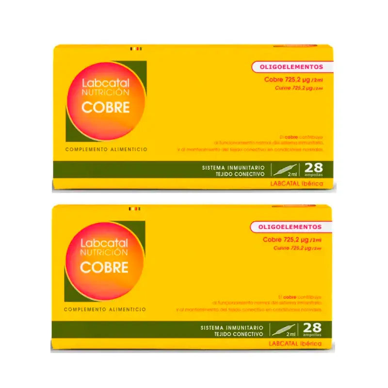 Labcatal Cuivre, 2X28 Ampoules