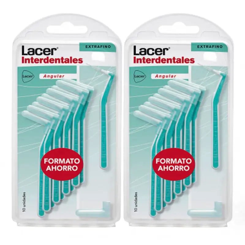Lacer Duplo Angular Extrafine Interdental Brush2 x 10 unités